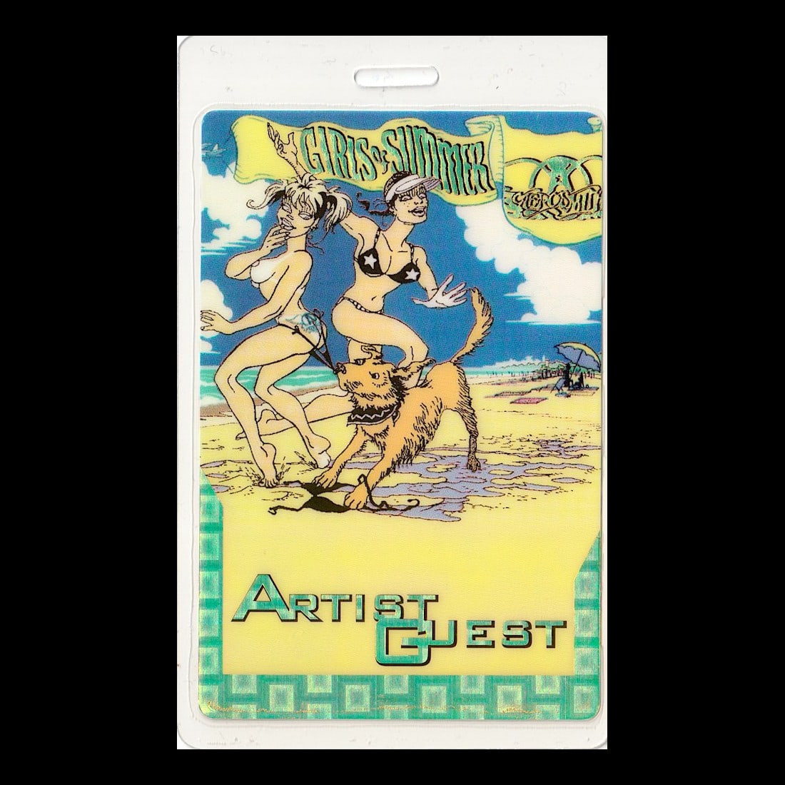 Aerosmith - Girls of Summer Tour - Laminated Backstage Pass (1 of 1)