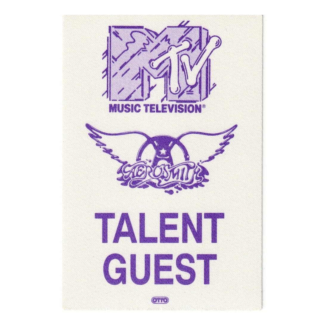 Aerosmith - MTV Recording - Backstage Pass (1 of 1)