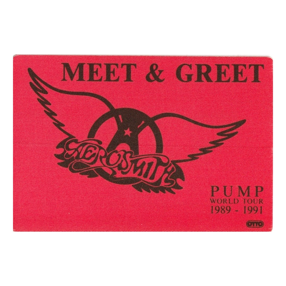 Aerosmith - Pump Tour - 1989 - 1991 Backstage Pass (1 of 1)