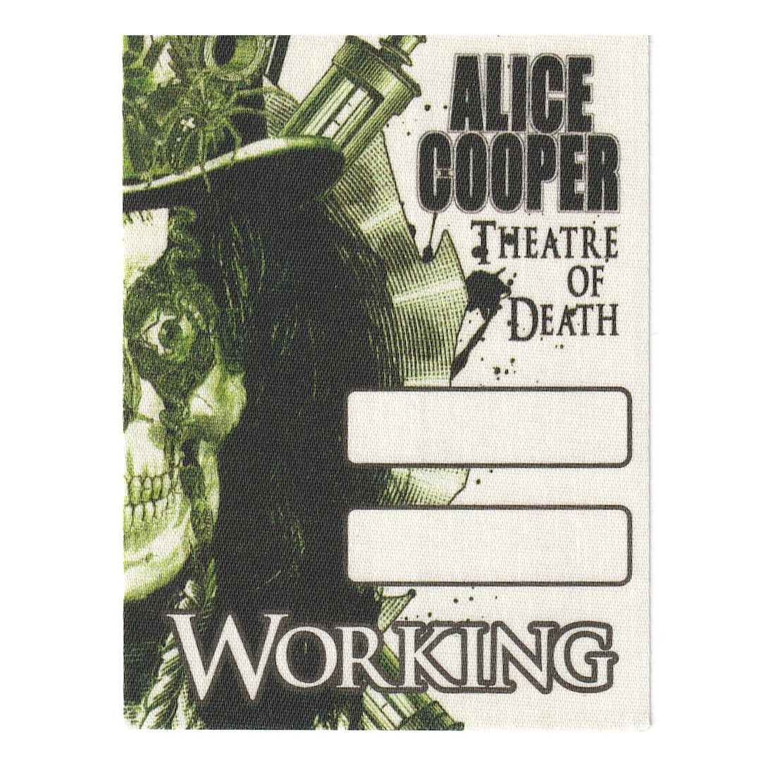 Alice Cooper - Theatre of Death Tour - 2009 - 2010 Backstage Pass (1 of 1)