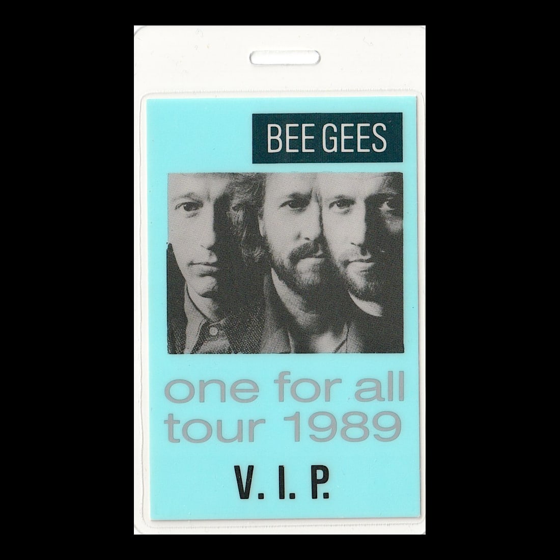 Bee Gees - One for All Tour - 1989 Laminated Backstage Pass (1 of 1)