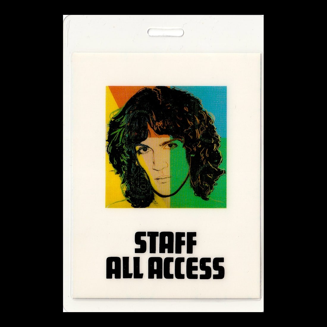 Billy Squier - Emontions In Motion Tour - 1982 Laminated Backstage Pass (1 of 1)