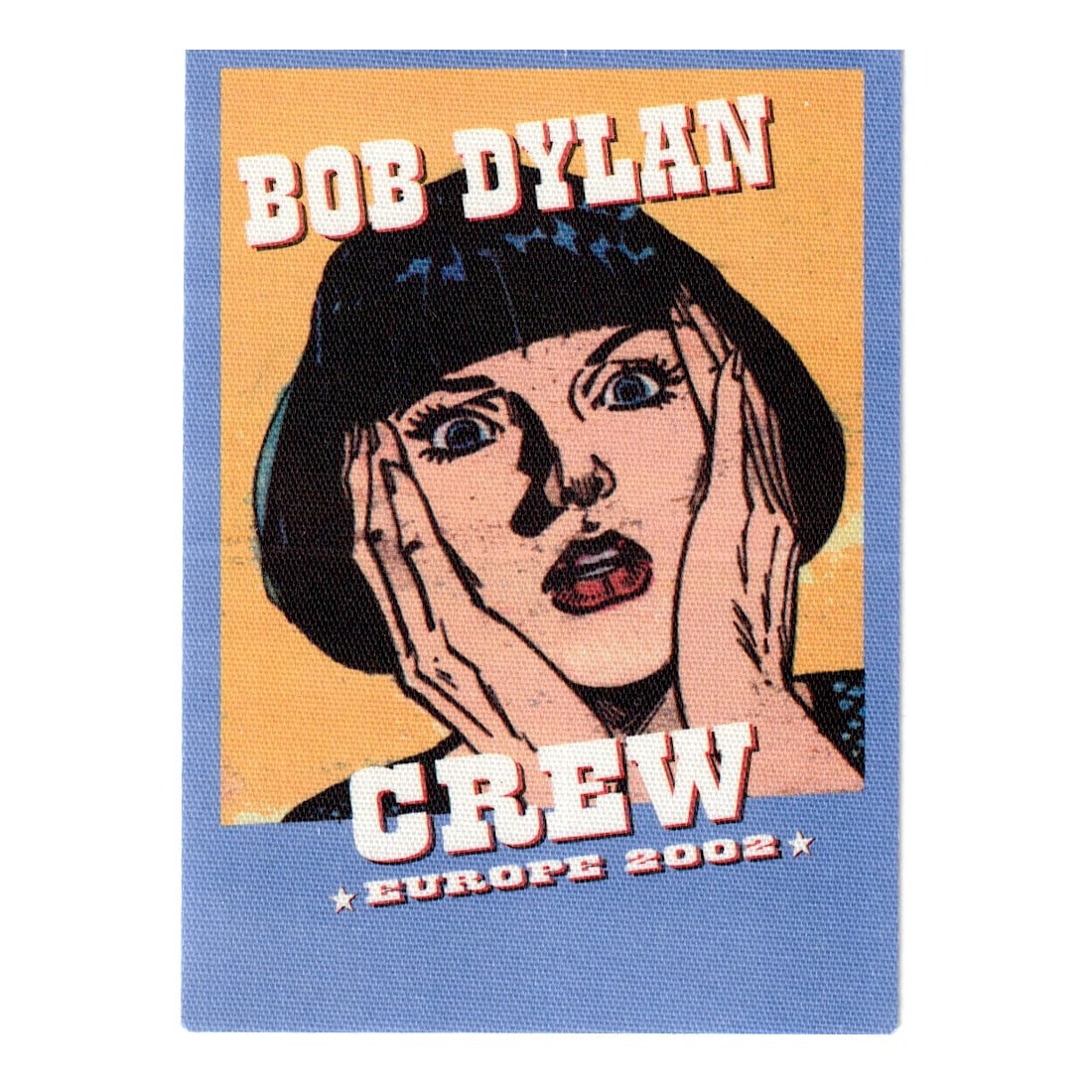 Bob Dylan - Europe Tour - 2002 Backstage Pass: BOB DYLAN (American Singer-Songwriter) Authentic 2002 Europe Tour Unused Crew Backstage Pass. Manufactured By: OTTO Includes COA. Dimensions: 3 1/16 inches by 4 1/4 inches Shipped Flat Shipping can be