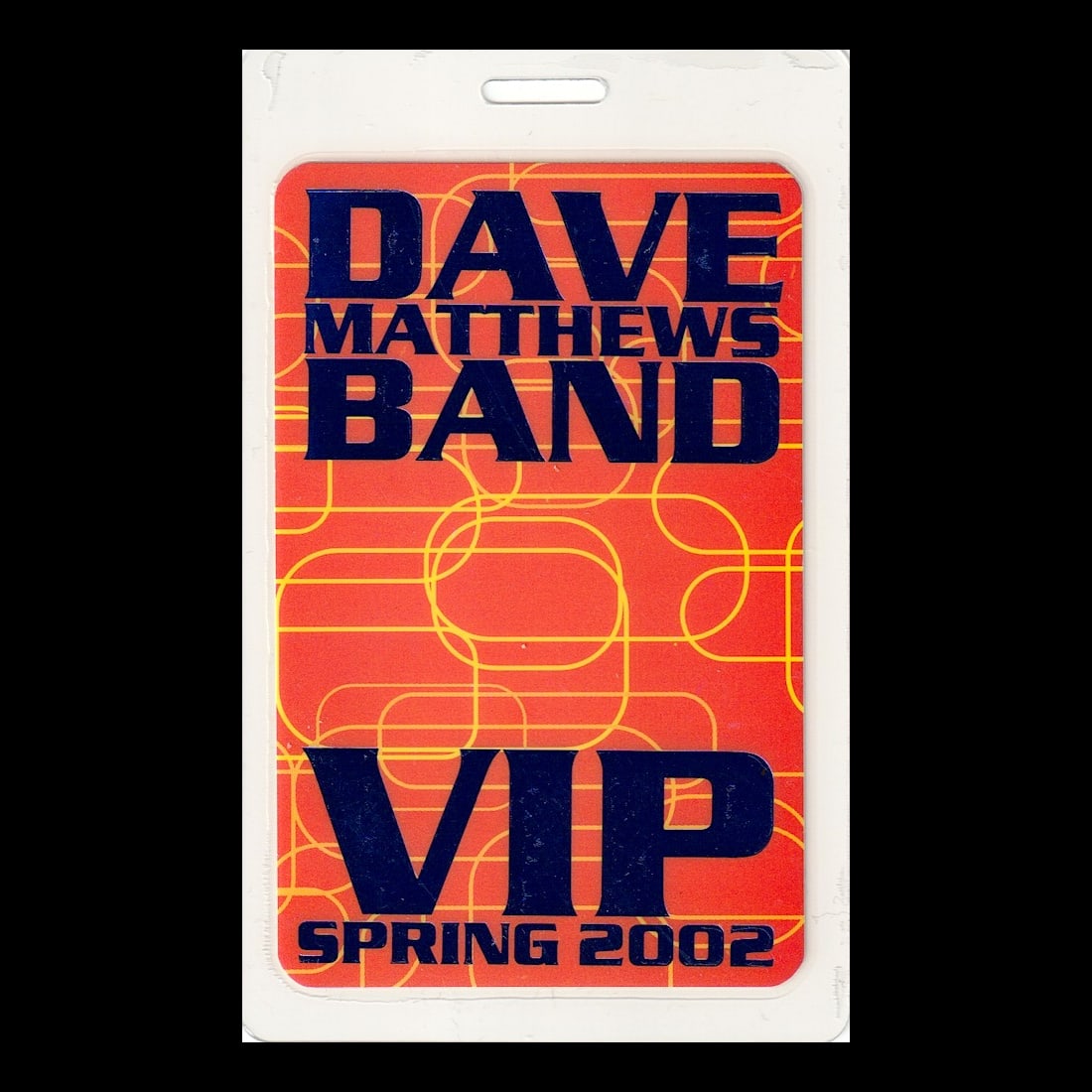 Dave Matthews Band - Spring Tour - 2002 Laminated Backstage Pass (1 of 1)