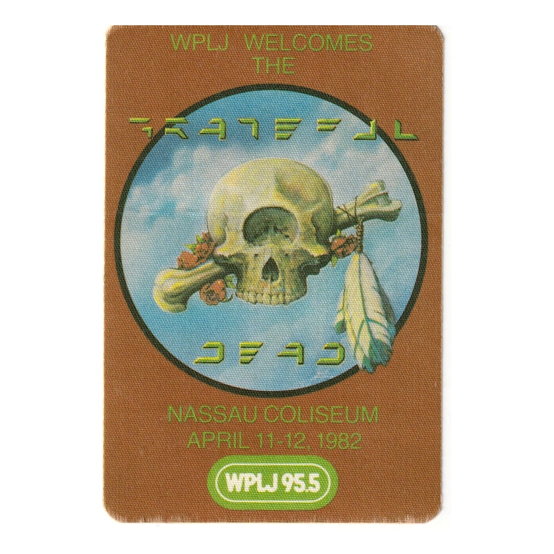 Grateful Dead - Spring Tour - 1982 Backstage Pass (1 of 1)