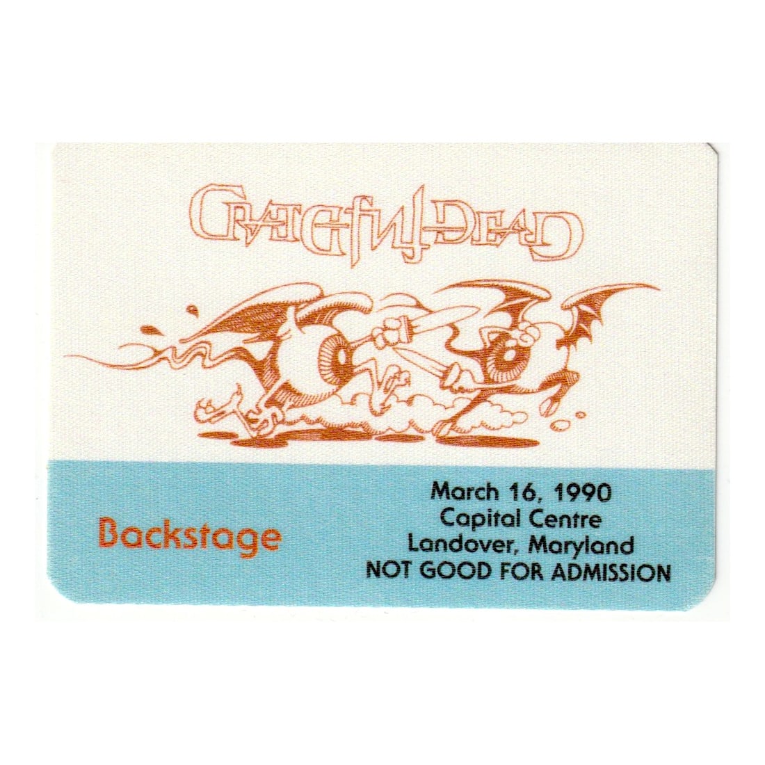 Grateful Dead - Spring Tour - 1990 Backstage Pass (1 of 1)