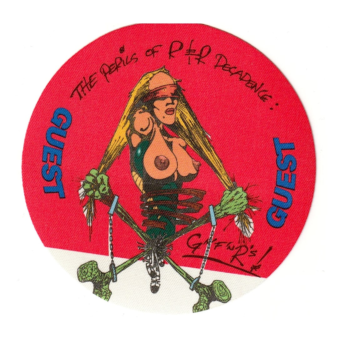 Guns N Roses - Perils of Rock N Roll Tour - 1991 - 1992 Backstage Pass (1 of 1)