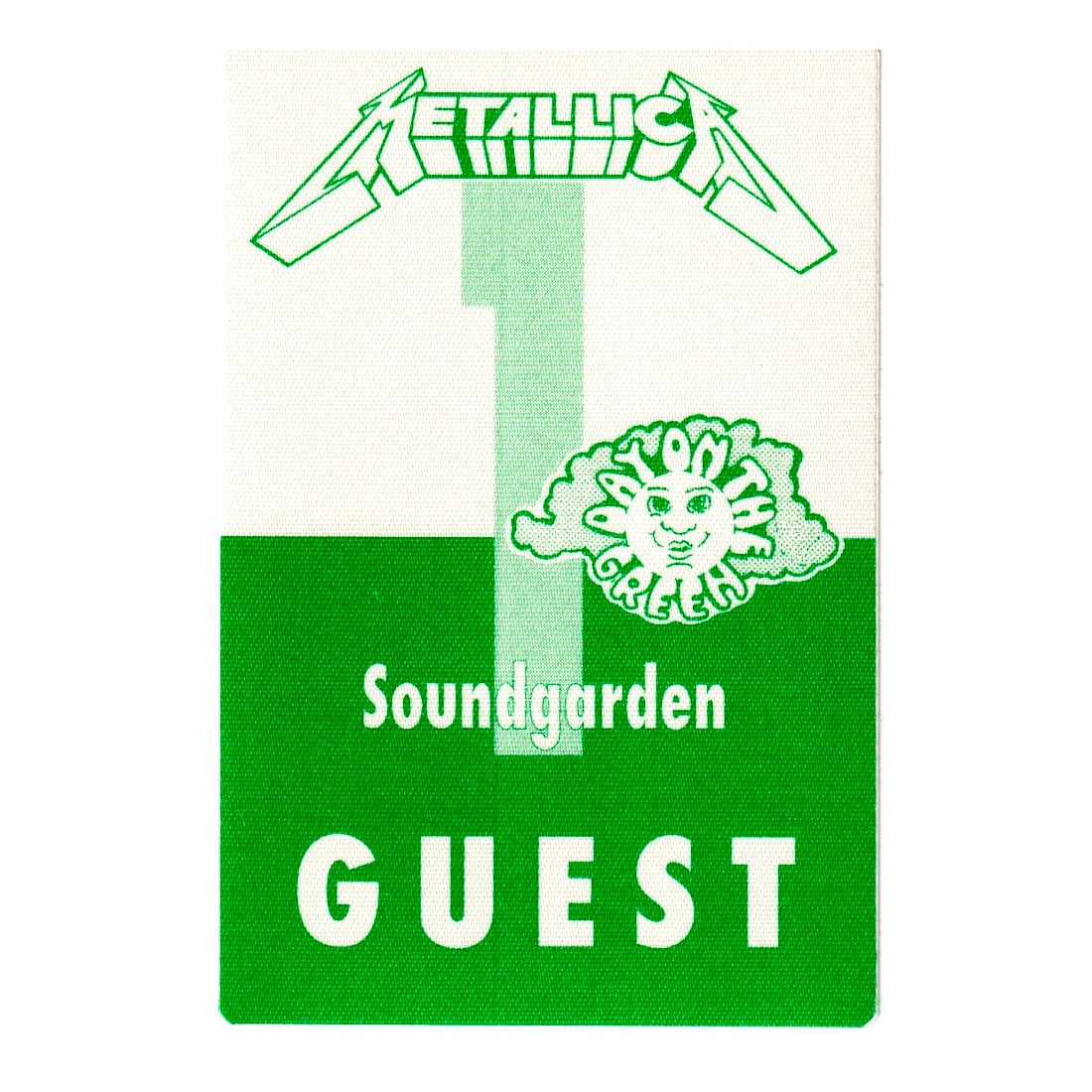 Metallica - Day on the Green - 1991 Backstage Pass (1 of 1)