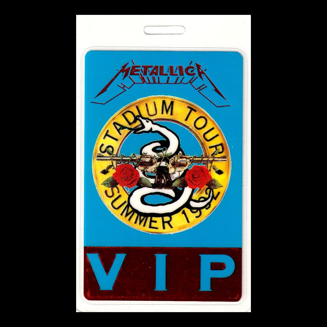 Metallica - Stadium Tour Tour - 1992 Laminated Backstage Pass (1 of 1)