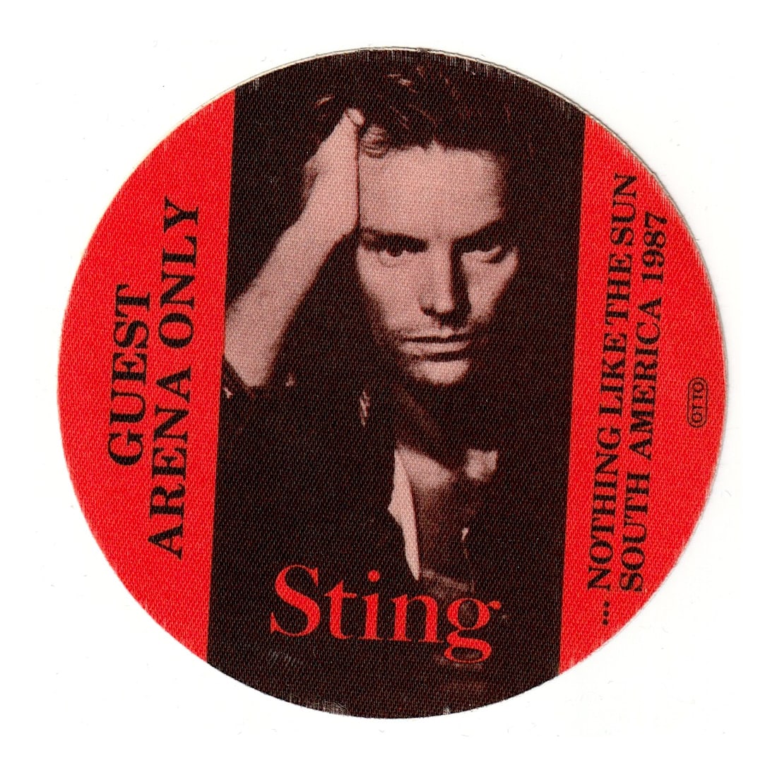 Sting - Nothing Like The Sun South America Tour - 1987 Backstage Pass (1 of 1)
