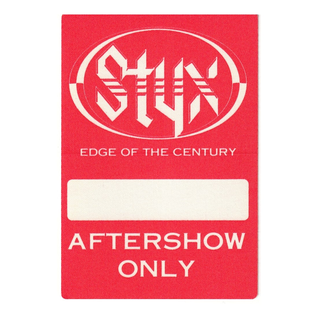 Styx - Edge of The Century Tour - 1990 Backstage Pass (1 of 1)