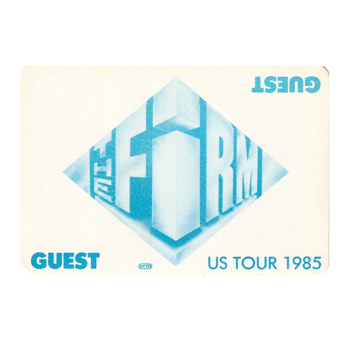 The Firm - US Tour - 1985 Backstage Pass (1 of 1)