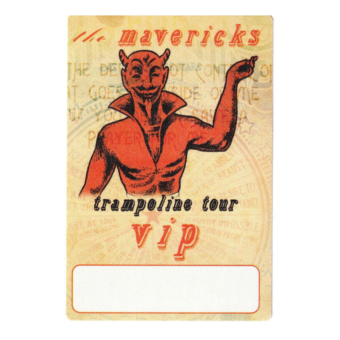 The Mavericks - Trampoline Tour Tour - 1998 Backstage Pass (1 of 1)