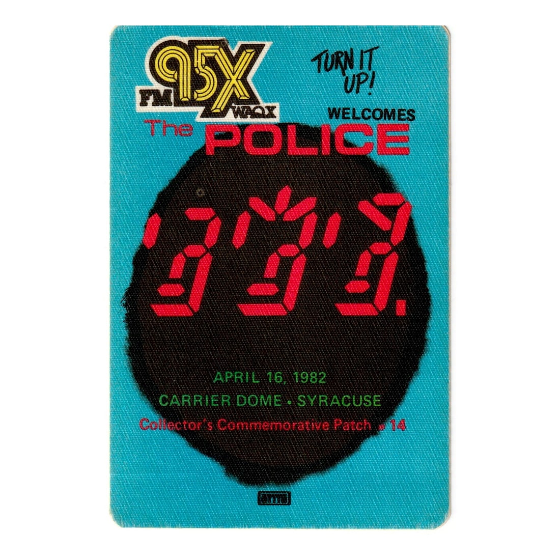 The Police - Ghost in The Machine Tour - 1982 Backstage Pass (1 of 1)