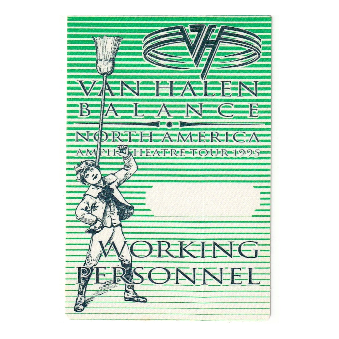 Van Halen - Balance North America Tour - 1995 Backstage Pass (1 of 1)