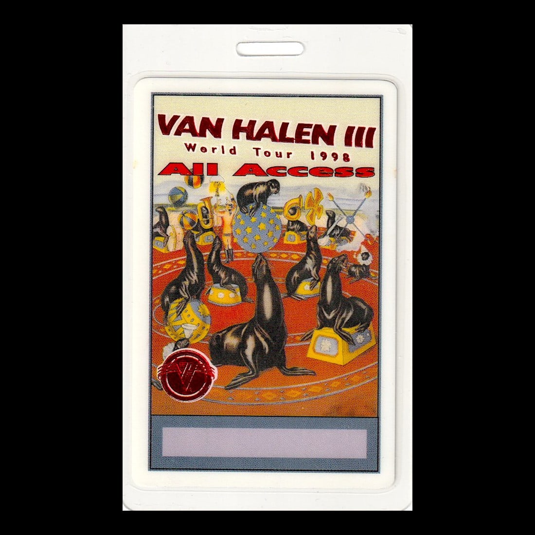 Van Halen - III Tour - 1998 Laminated Backstage Pass (1 of 1)
