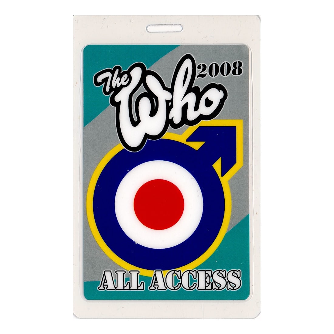 The Who - 2008 Laminated Backstage Pass (1 of 1)