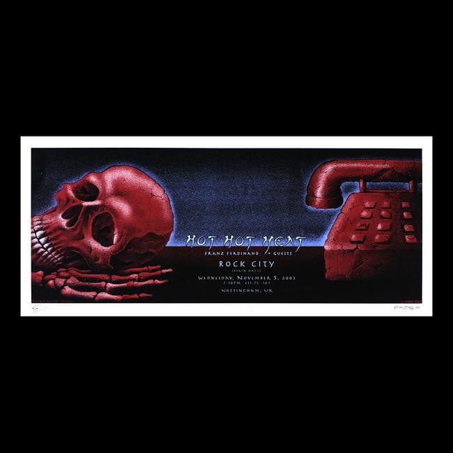 Hot Hot Heat - Franz Ferdinand - 2003 Hand-Signed Concert Poster (1 of 1)