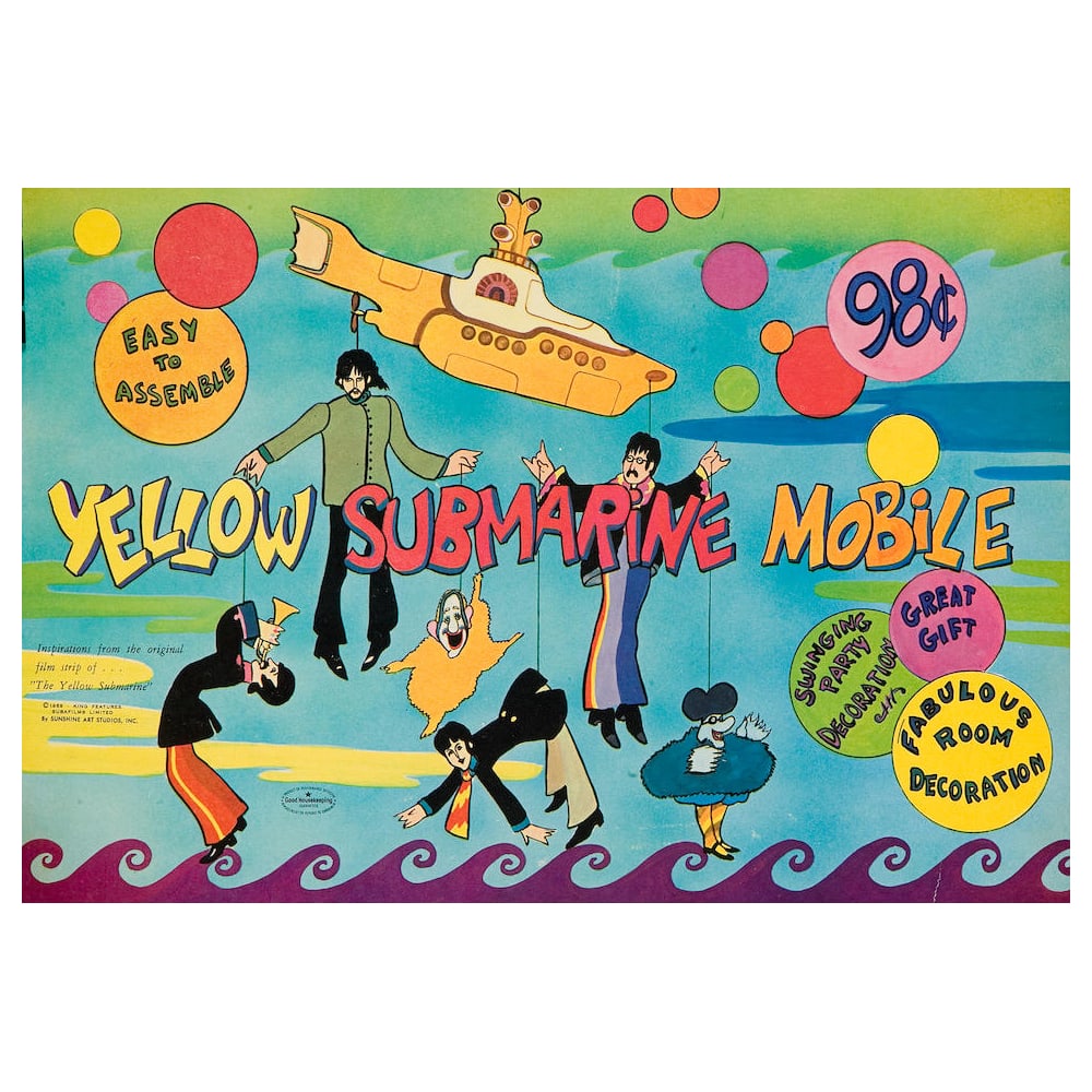 The Beatles - 1968 Yellow Submarine Mobile (1 of 2)