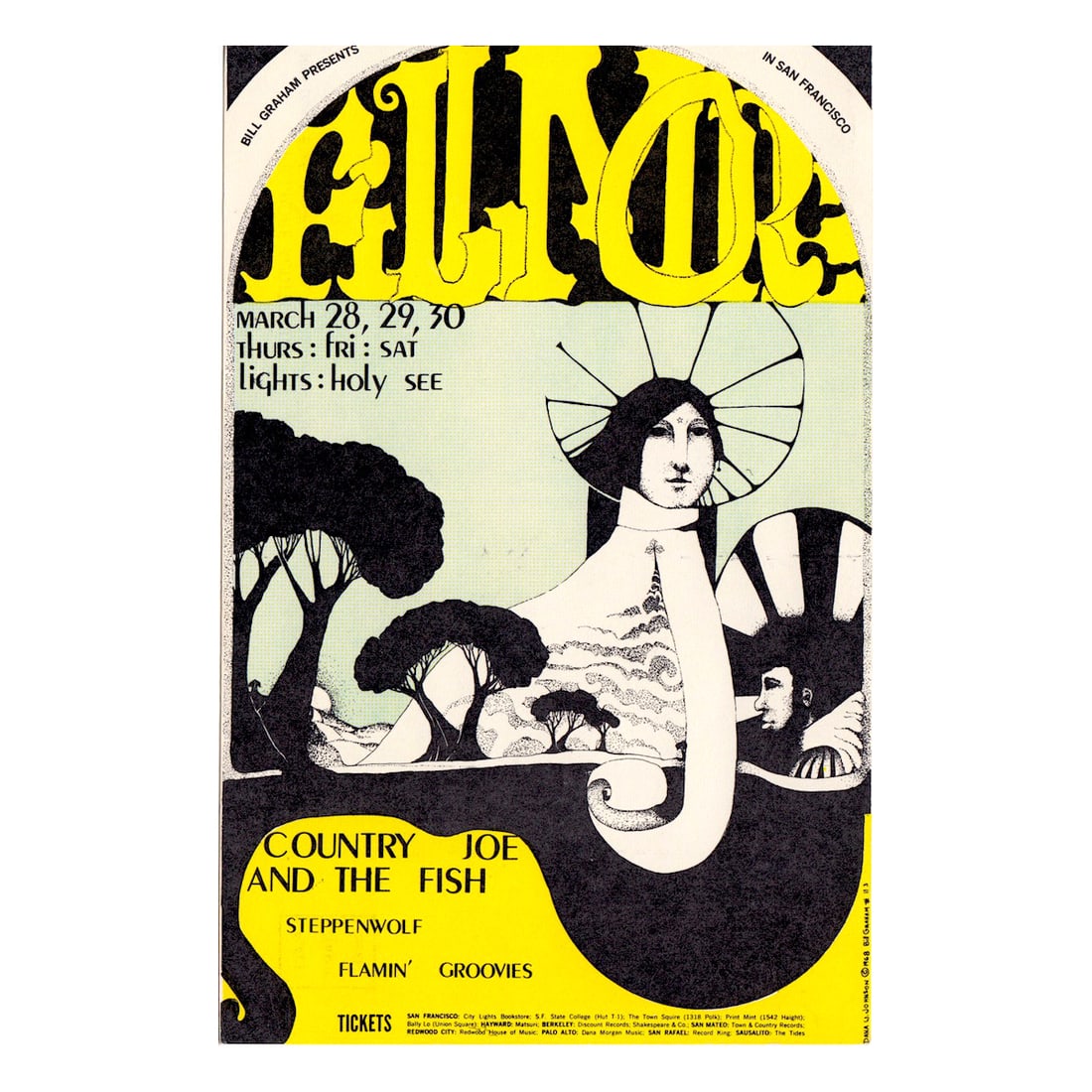 Country Joe & the Fish - 1968 Concert Handbill (1 of 1)