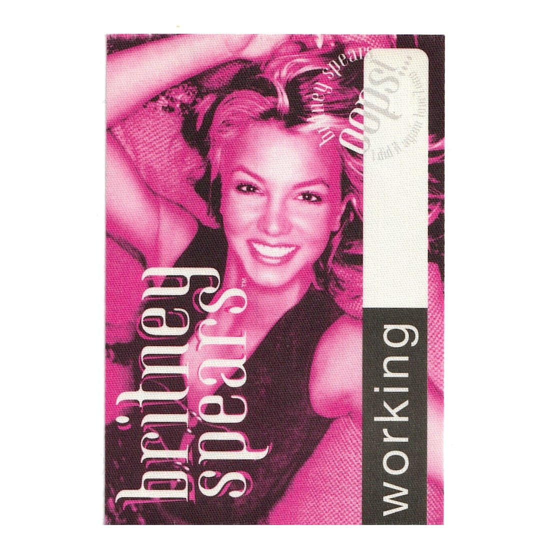 Britney Spears - Oop! I Did it Again Tour - 2000 Backstage Pass (1 of 1)
