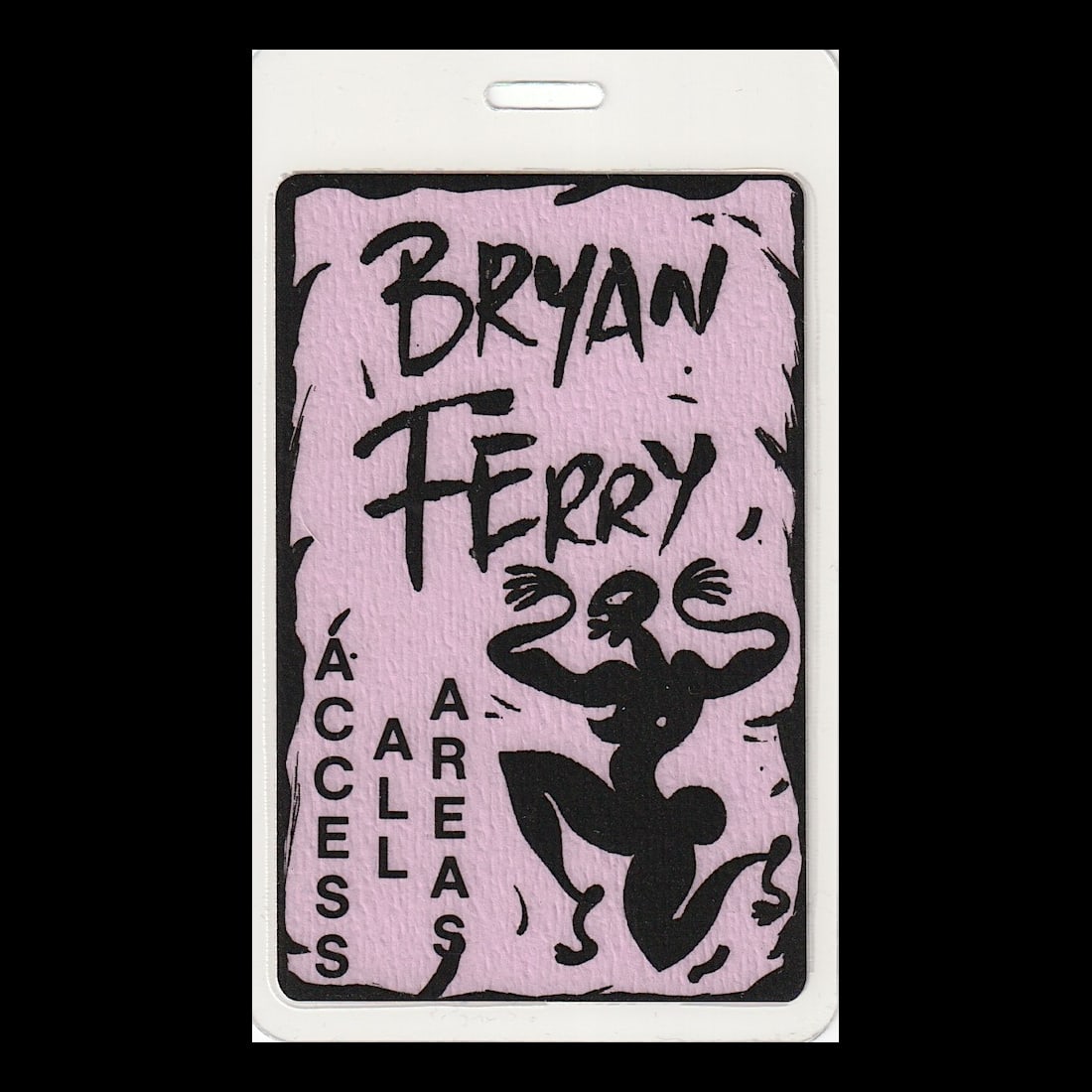 Bryan Ferry - Bryan Ferry Tour - 1988 Laminated Backstage Pass (1 of 1)