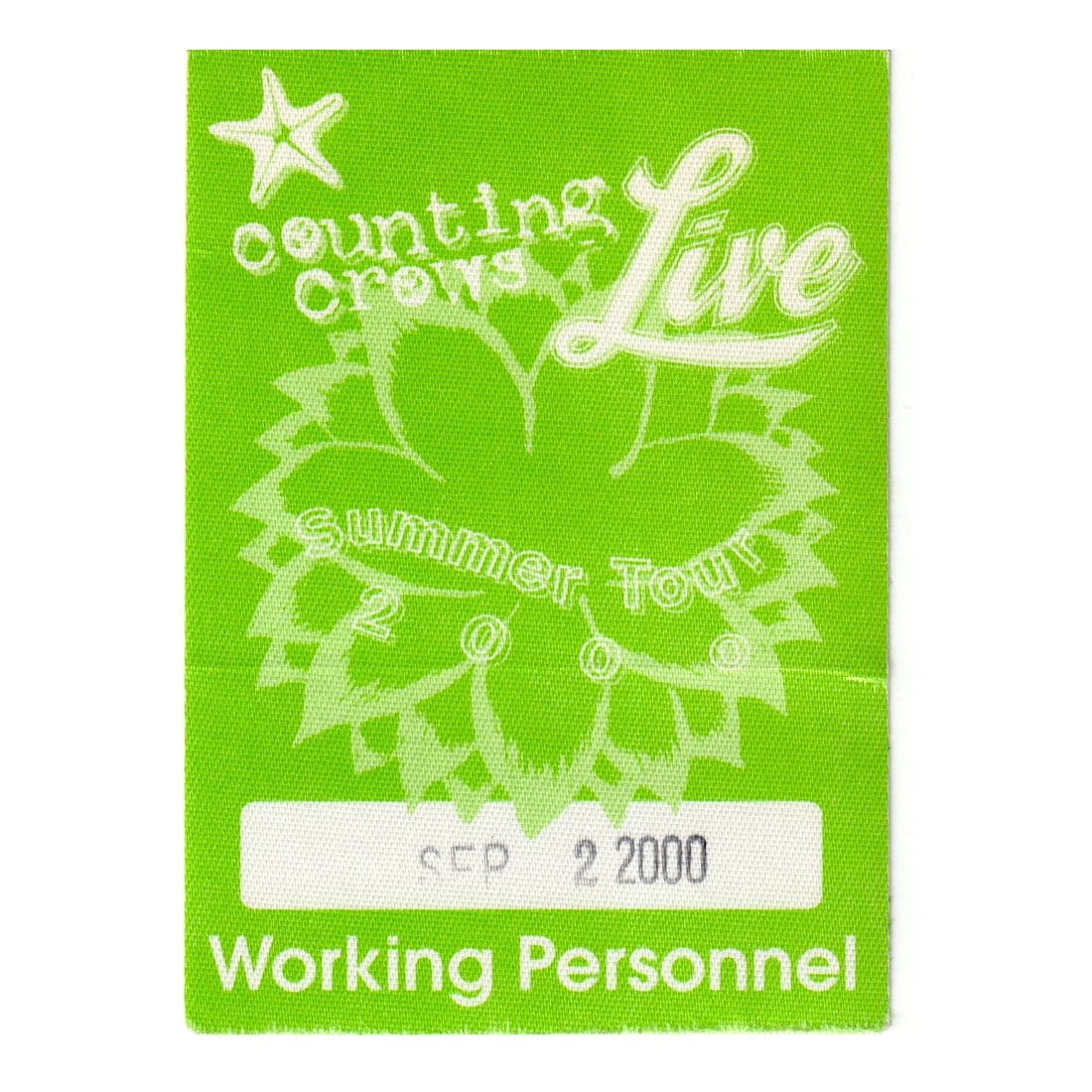 Counting Crows - Hard Candy Tour - 2003 Backstage Pass (1 of 1)