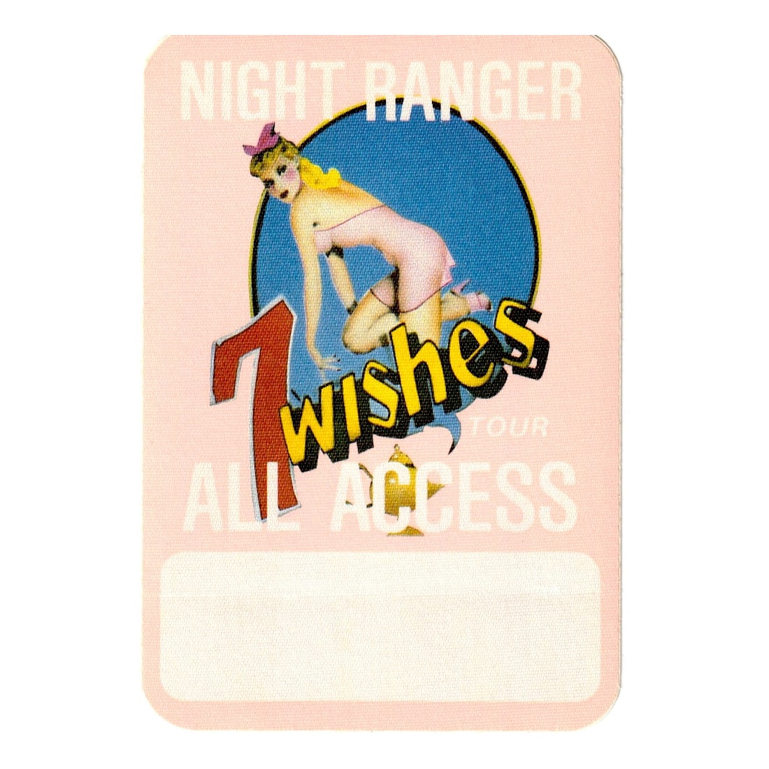 Night Ranger - 7 Wishes Tour - 1985 Backstage Pass (1 of 1)