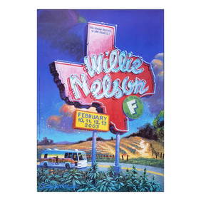 Willie Nelson - 2003 Fillmore Concert Poster (1 of 1)