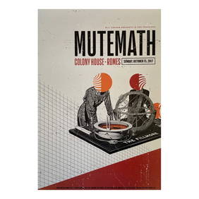 Mutemath - 2017 Fillmore Concert Poster (1 of 1)