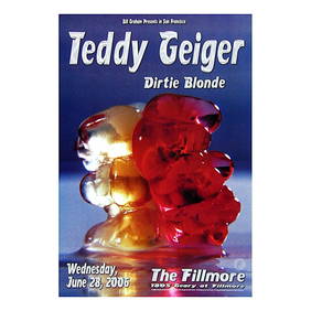 Teddy Geiger - 2006 Fillmore Concert Poster (1 of 1)