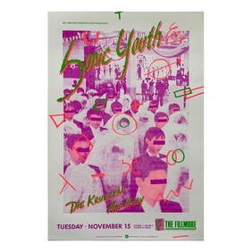 Sonic Youth - 1988 Fillmore Concert Poster (1 of 1)