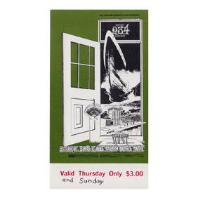 Grateful Dead - Fillmore - 1969 Vintage Concert Ticket (1 of 1)