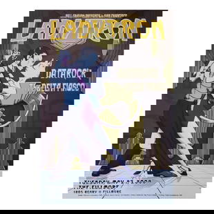 Ladytron - 2008 Fillmore Concert Poster: LADYTRON (English Electronic Band) Original & Vintage Bill Graham Presents 2008 Concert Tour Poster featuring Ladytron. Venue: The Fillmore, San Francisco, California. Dated: May 27, 2008. Artist: Aar