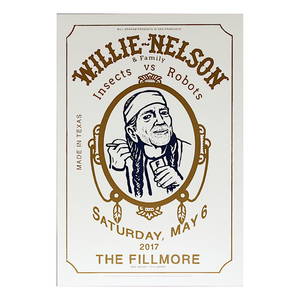 Willie Nelson And Family - 2017 Fillmore Concert Poster