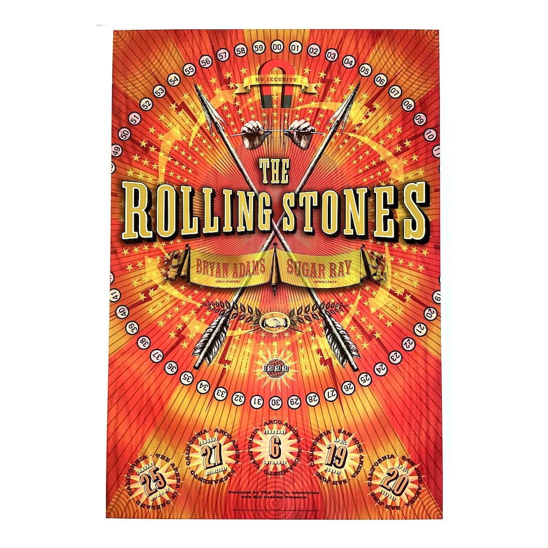 Rolling Stones - 1999 Concert Poster (1 of 1)