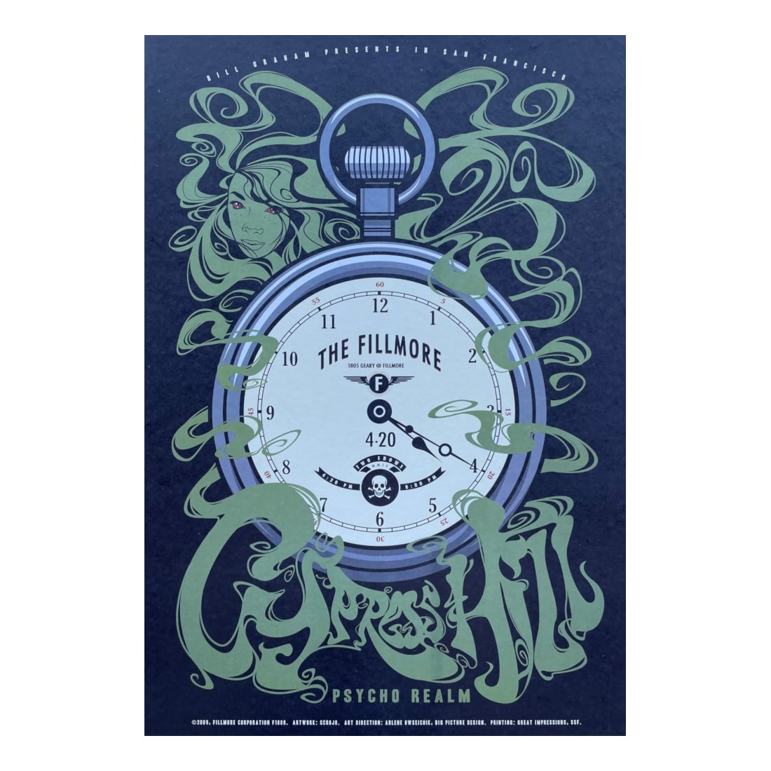 Cypress Hill - 2009 Fillmore Concert Poster (1 of 1)