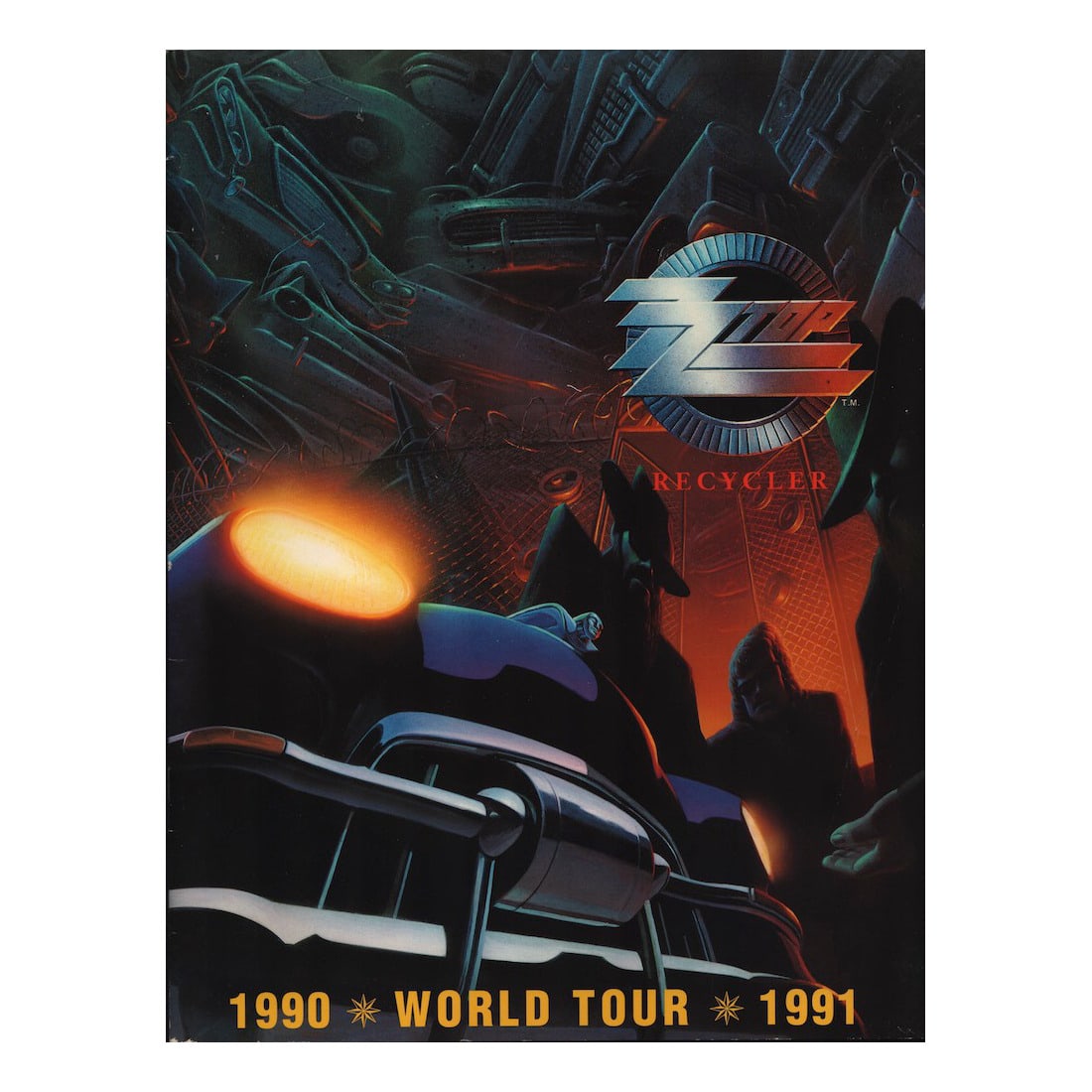 ZZ Top - Recycler - 1991 Concert Tour Program (1 of 1)