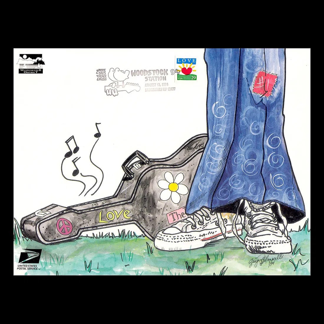 Woodstock Music Festival - 1994 First Day Cover (1 of 1)