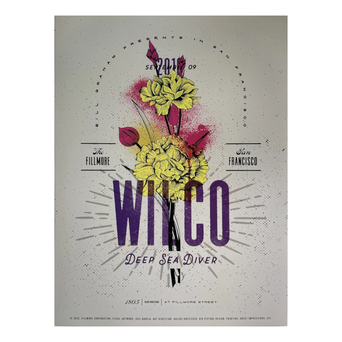Wilco - 2016  Concert Poster (1 of 1)