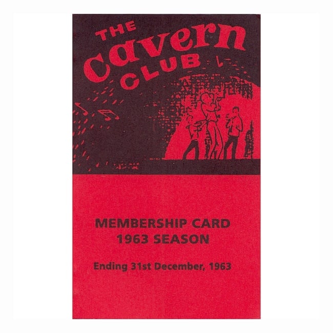 The Beatles - Cavern Club Membership Card (1 of 1)