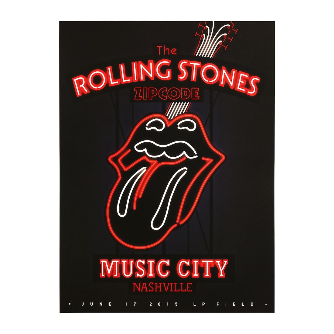 Rolling Stones - 2015 Concert Poster (1 of 1)