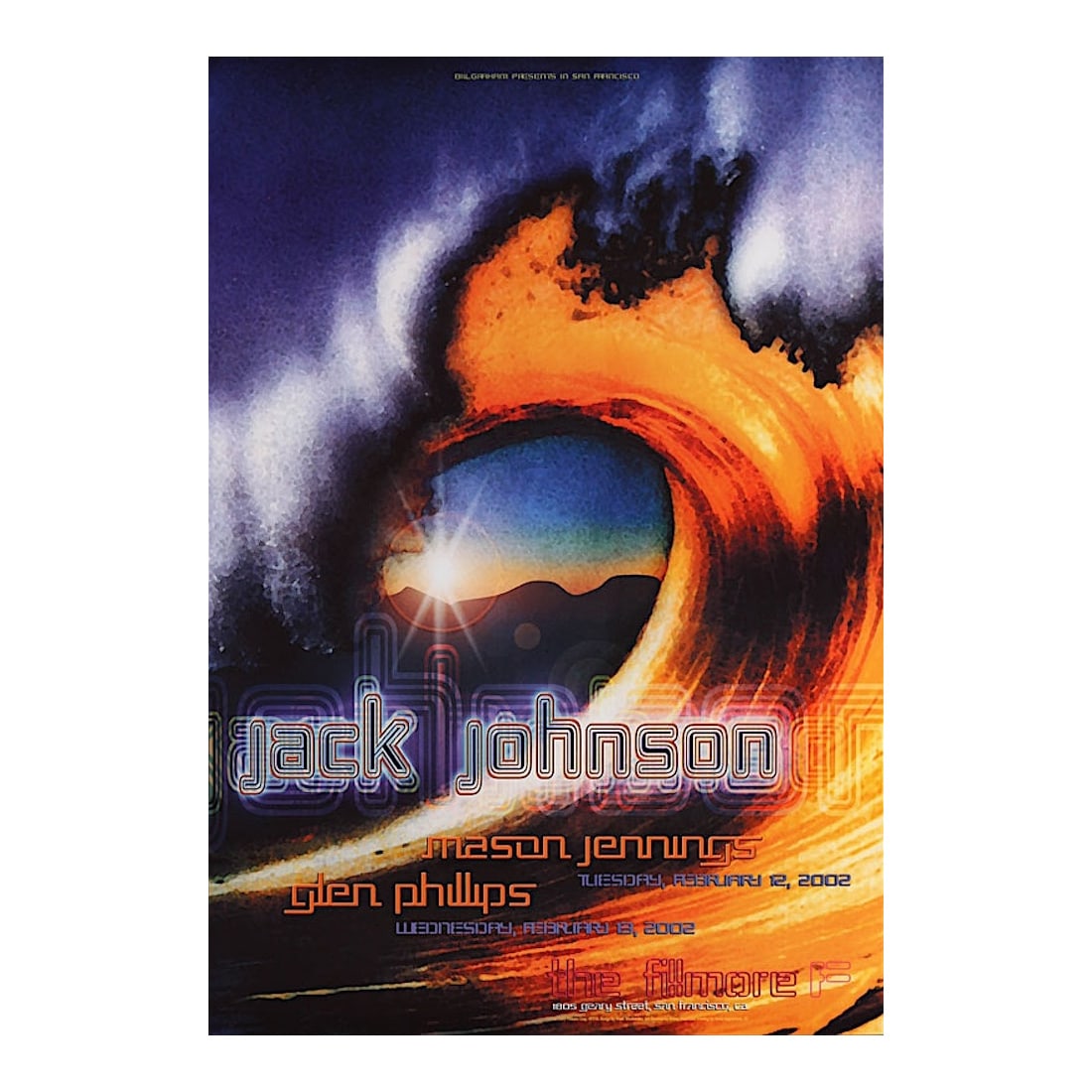 Jack Johnson - 2002  Concert Poster (1 of 1)