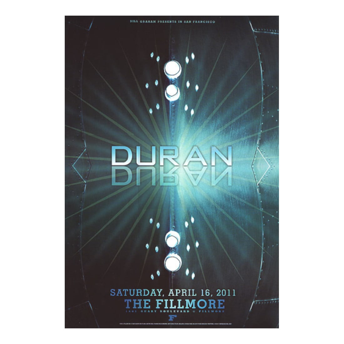 Duran Duran - 2011  Concert Poster (1 of 1)