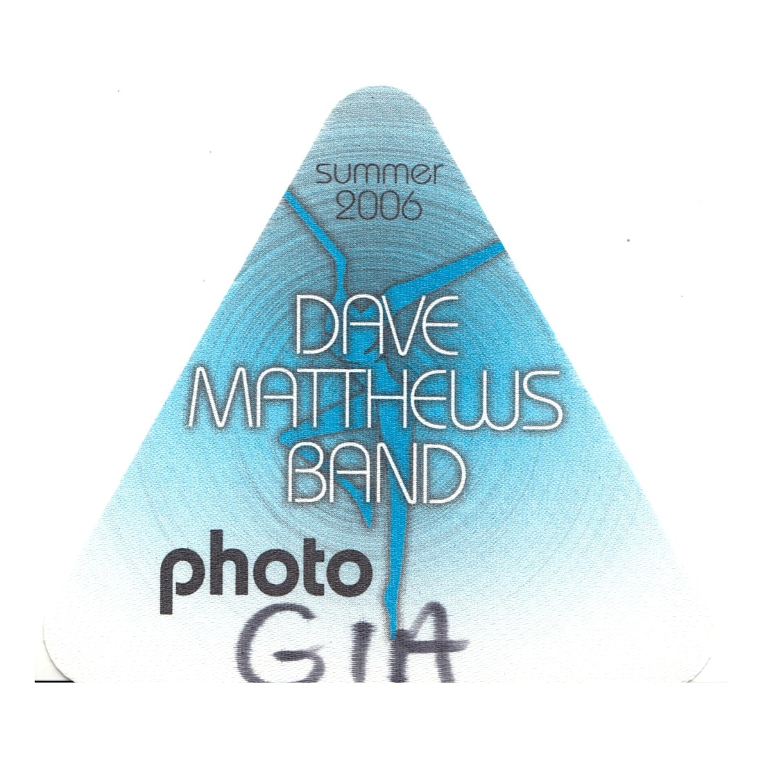 Dave Matthews Band Summer Tour 2006 Backstage Pass: DAVE MATTHEWS BAND (American Rock Band) Authentic 2006 Summer Tour Unused Photo Backstage Pass . Includes COA. Dimensions: 4 1/4 inches by 3 3/4 inches Shipped Flat Shipping can be combined