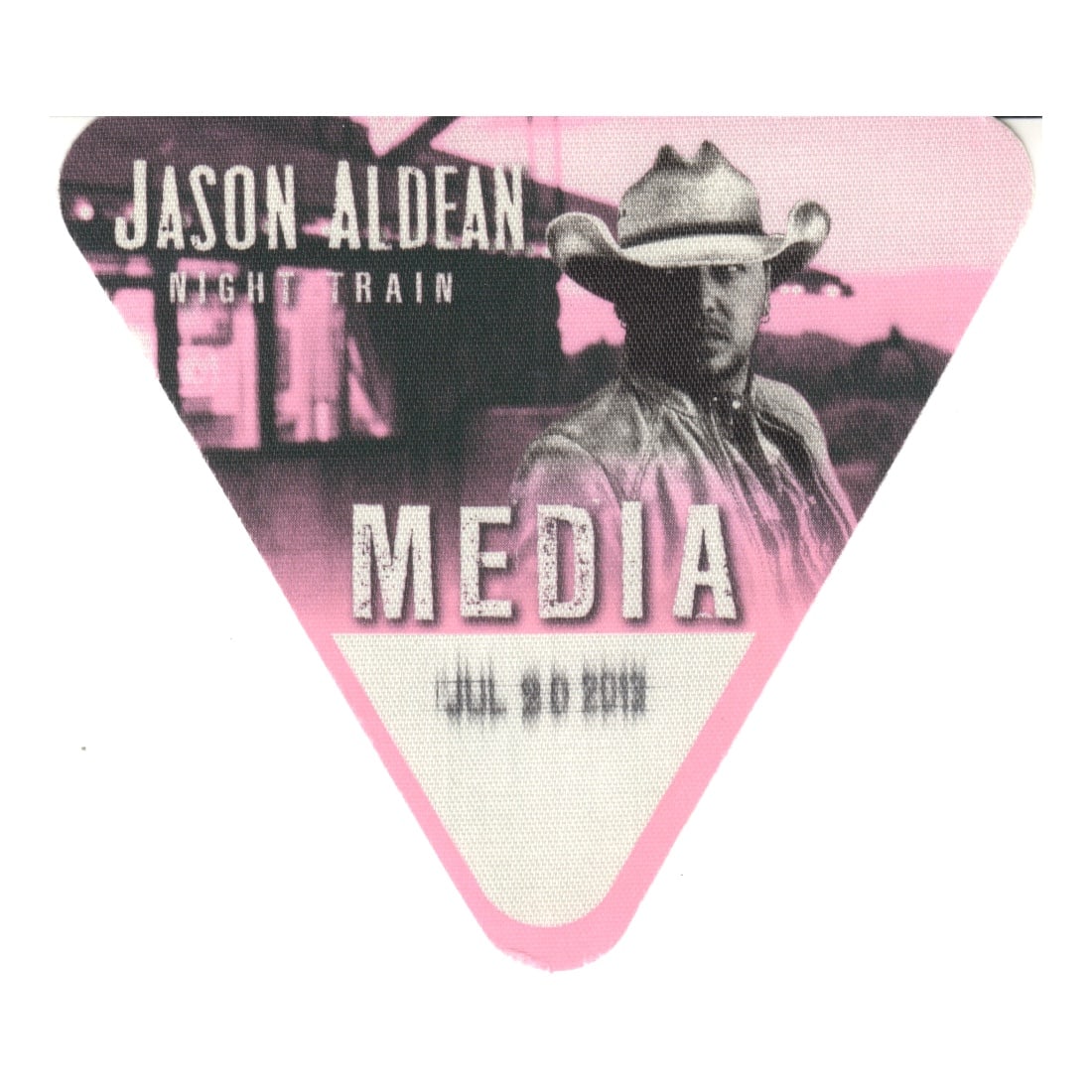 Jason Aldean - Night Train Tour - 2013 Backstage Pass: JASON ALDEAN (American Country Singer) Authentic 2013 Night Train Tour Unused Media Backstage Pass . Includes COA. Dimensions: 4 1/4 inches by 3 3/4 inches Shipped Flat Shipping can be combined