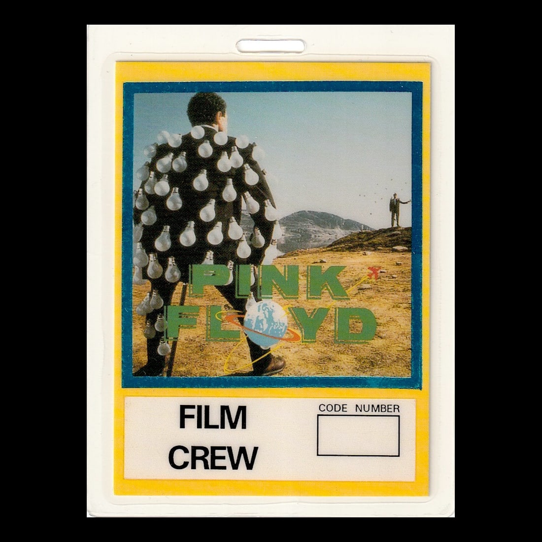 Pink Floyd - Another Lapse Tour - 1989 Laminated Backstage Pass (1 of 1)