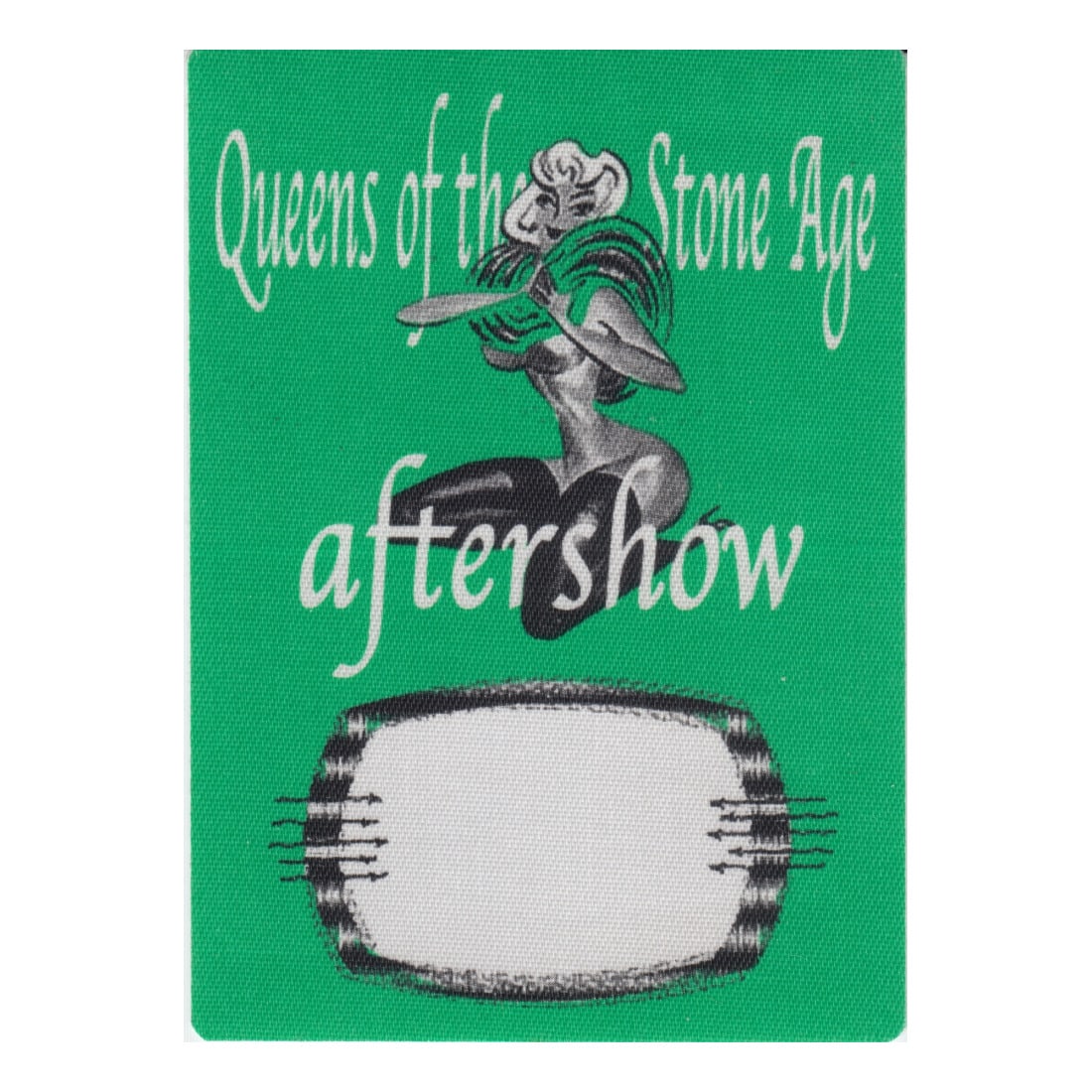 Queens of the Stone Age - Tour - Backstage Pass: QUEENS OF THE STONE AGE (American Rock Band) Authentic Tour Unused Green Aftershow Backstage Pass. Manufactured By: OTTO Includes COA. Dimensions: 3 inches by 4 1/4 inches Shipped Flat Shipping can be