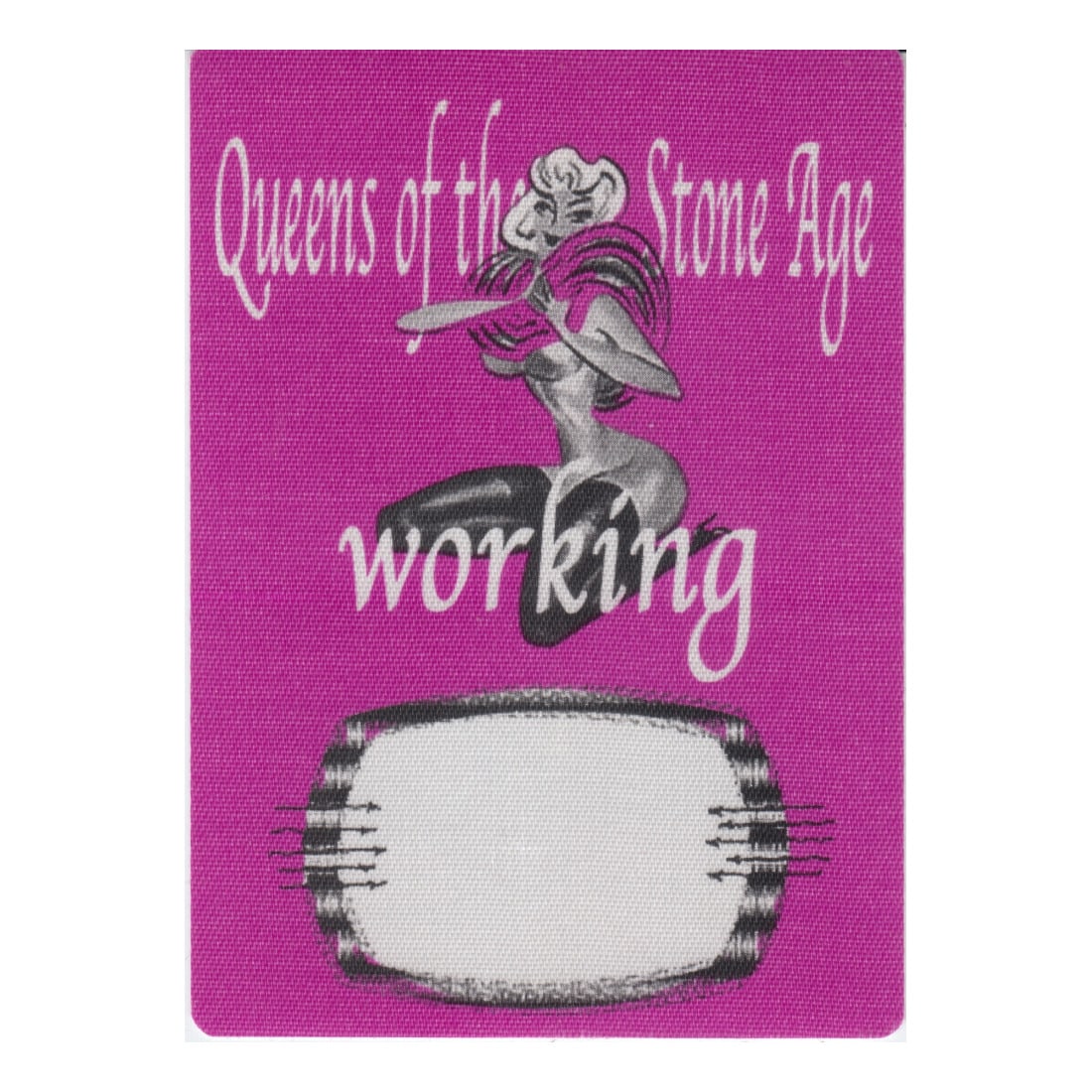 Queens of the Stone Age - Tour - Backstage Pass: QUEENS OF THE STONE AGE (American Rock Band) Authentic Tour Unused Purple Working Backstage Pass. Manufactured By: OTTO Includes COA. Dimensions: 3 inches by 4 1/4 inches Shipped Flat Shipping can be 