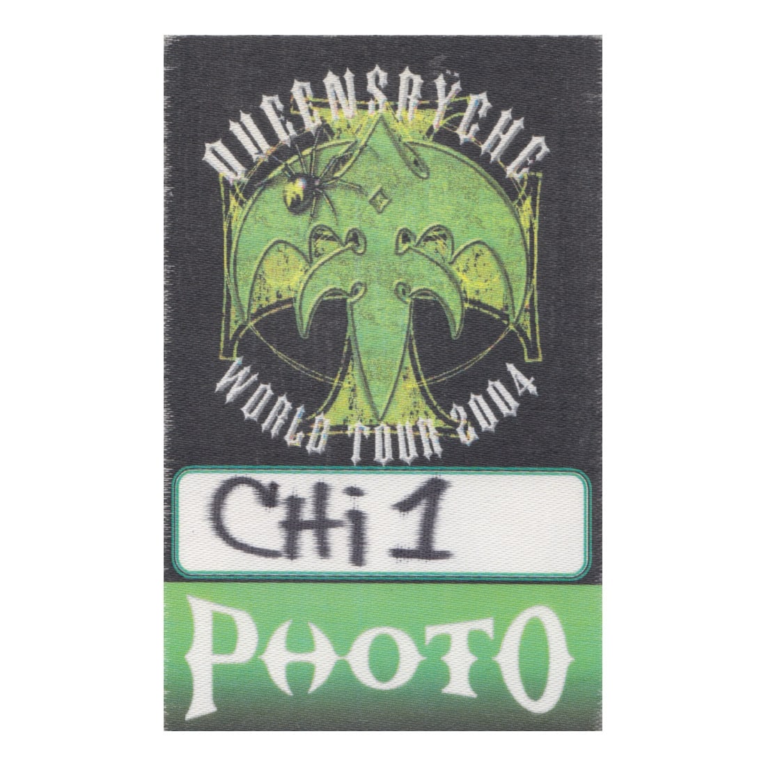 Queensryche - World Tour - 2004 Backstage Pass: QUEENSRYCHE (American Progressive Metal Band) Authentic 2004 World Tour Unused Photo Backstage Pass . Includes COA. Dimensions: 2 1/4 inches by 4 inches Shipped Flat Shipping can be combined k5965